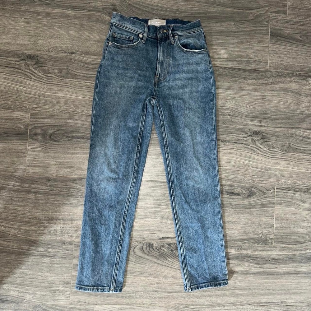 Everlane organic cotton blue denim jeans size 23